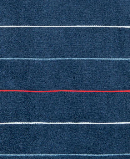 Cotton Rich Terry Ultrasoft and Durable Striped Bath Towel - Ink Blue Grindle