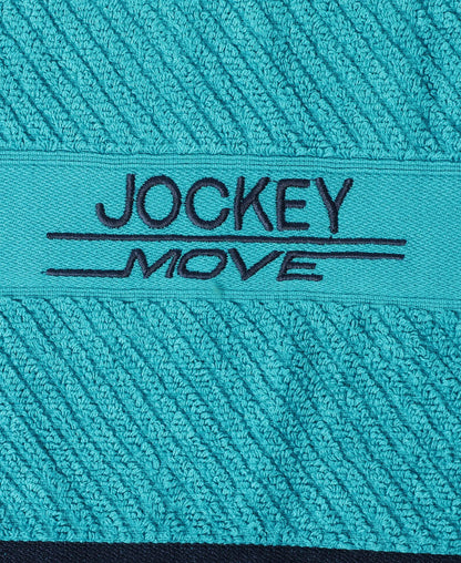 Cotton Rich Terry Ultrasoft and Durable Solid Bath Towel - Caribbean Turquoise