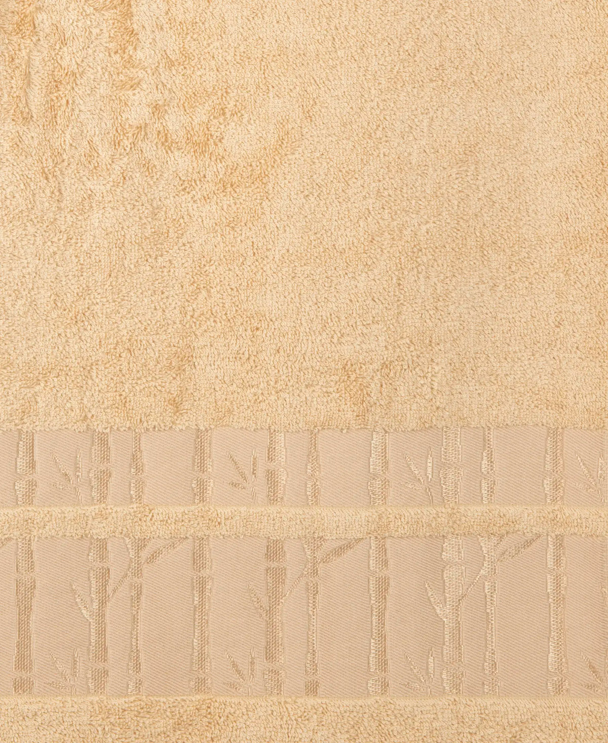 Bamboo Cotton Blend Terry Ultrasoft and Durable Bath Towel with Natural StayFresh Properties - Beige