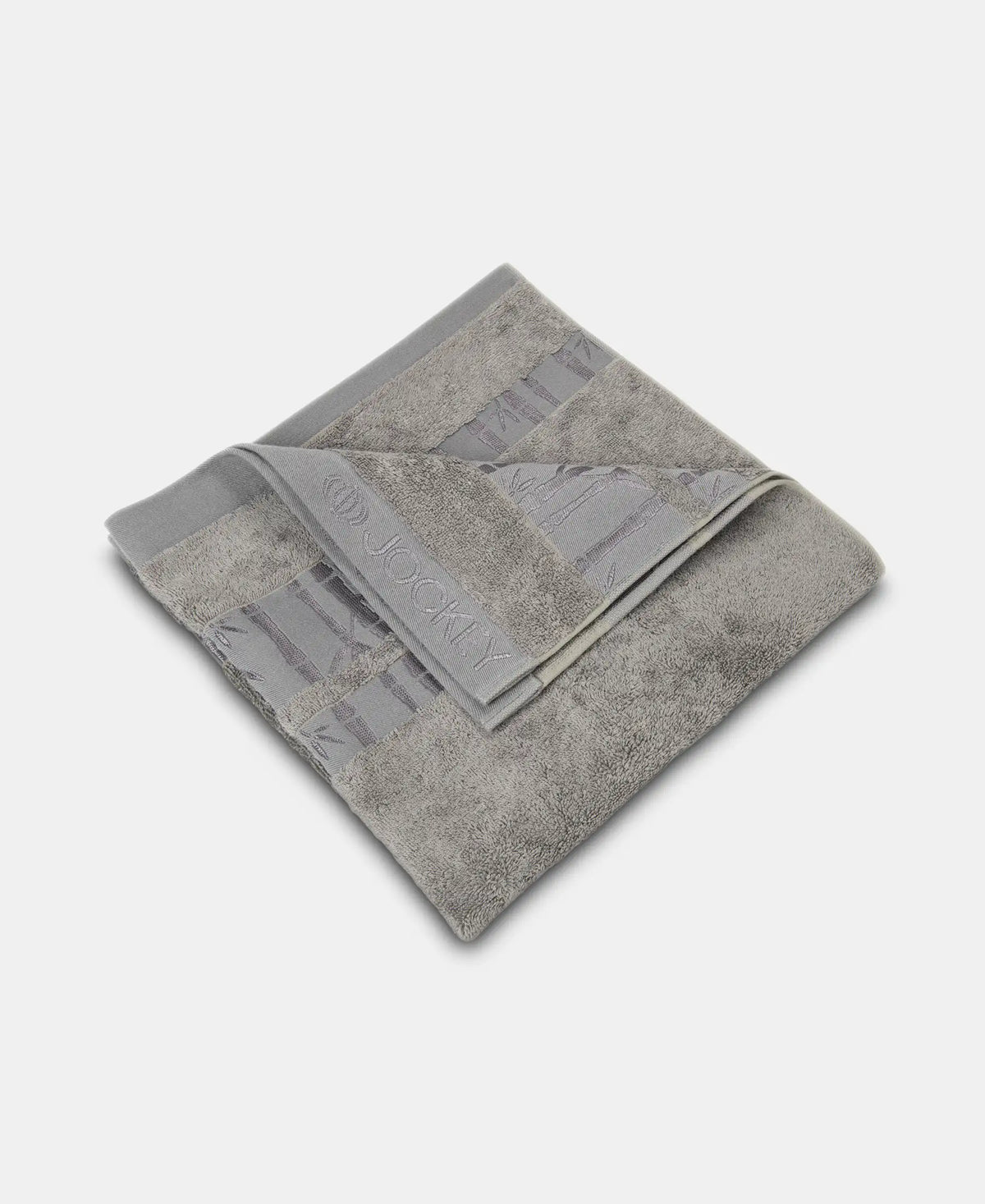 Bamboo Cotton Blend Terry Ultrasoft and Durable Bath Towel with Natural StayFresh Properties - Grey