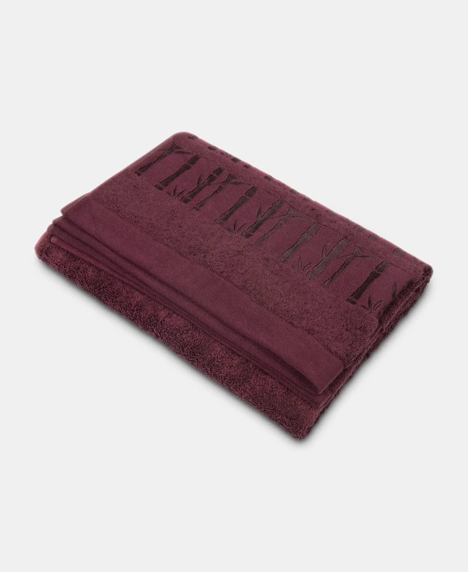 Bamboo Cotton Blend Terry Ultrasoft and Durable Bath Towel with Natural StayFresh Properties - Wine Tasting