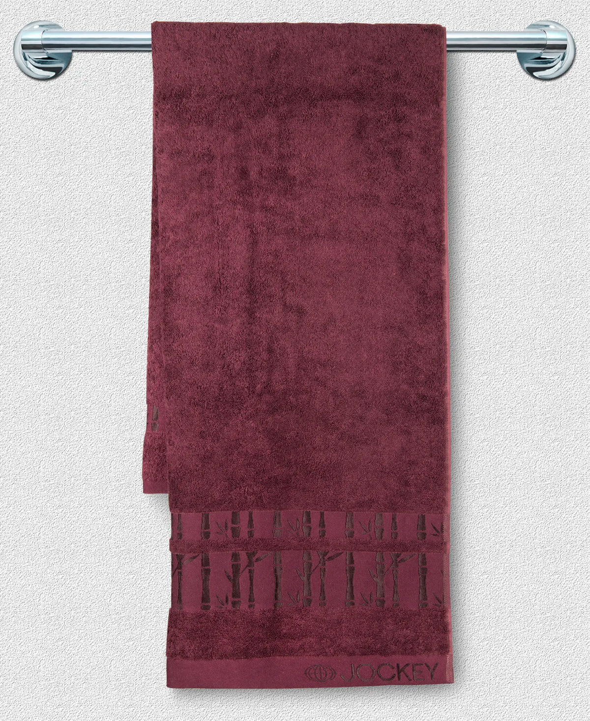 Bamboo Cotton Blend Terry Ultrasoft and Durable Bath Towel with Natural StayFresh Properties - Wine Tasting