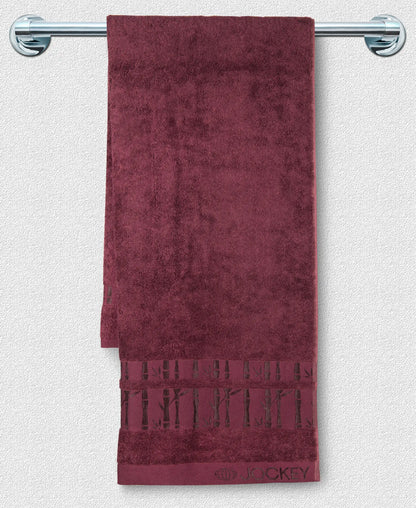 Bamboo Cotton Blend Terry Ultrasoft and Durable Bath Towel with Natural StayFresh Properties - Wine Tasting