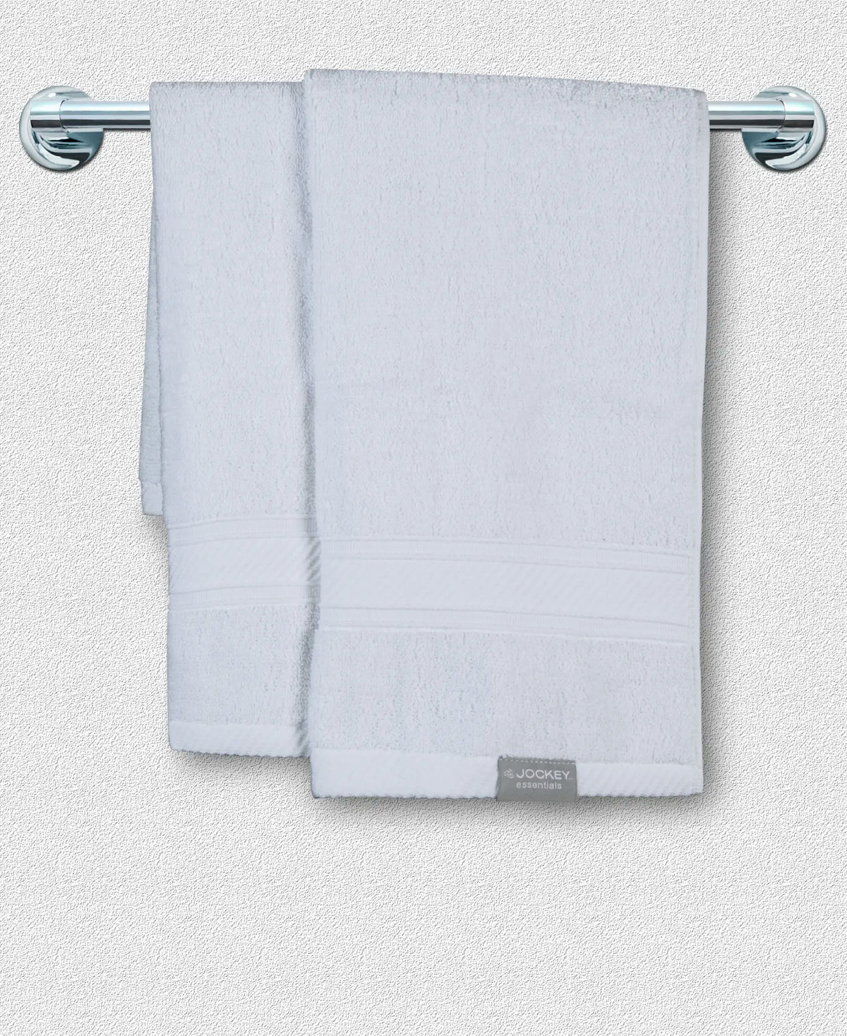 Cotton Terry Ultrasoft and Durable Solid Hand Towel - White (Pack of 2)