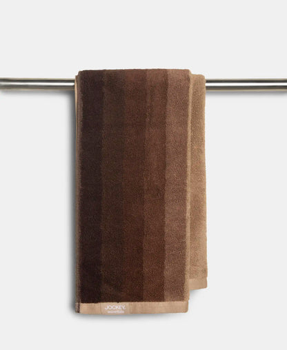 Cotton Terry Ultrasoft and Durable Striped Hand Towel - Nomad (Pack of 2)
