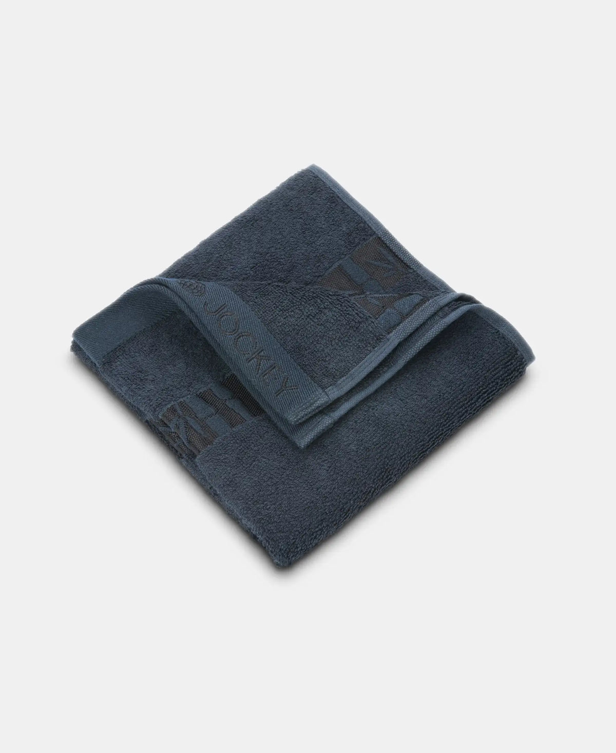 Bamboo Cotton Blend Terry Ultrasoft and Durable Hand Towel with Natural StayFresh Properties - Navy (Pack of 2)