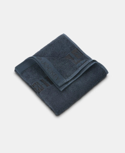 Bamboo Cotton Blend Terry Ultrasoft and Durable Hand Towel with Natural StayFresh Properties - Navy (Pack of 2)