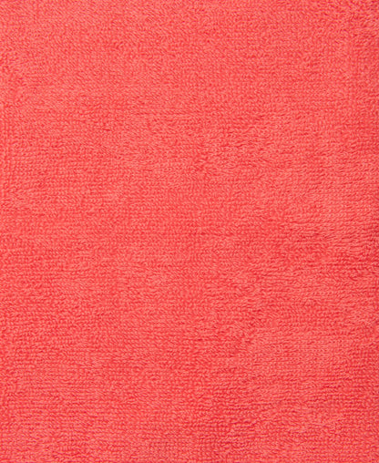 Cotton Terry Ultrasoft and Durable Solid Face Towel - Coral (Pack of 3)