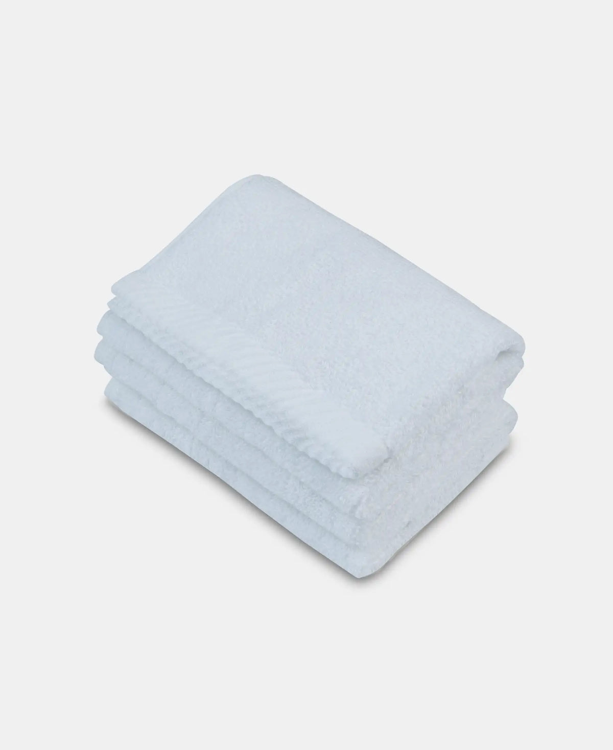Cotton Terry Ultrasoft and Durable Solid Face Towel - White (Pack of 3)