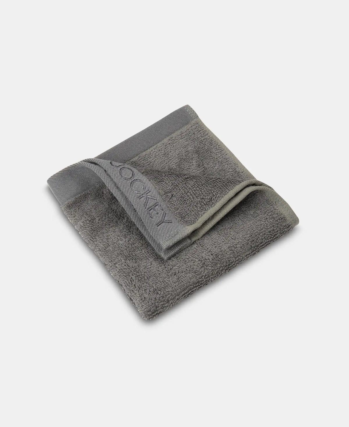 Bamboo Cotton Blend Terry Ultrasoft and Durable Face Towel with Natural StayFresh Properties - Grey (Pack of 3)