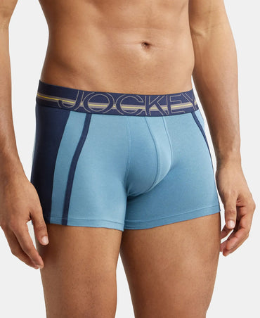 Super Combed Cotton Elastane Stretch Solid Trunk with Ultrasoft Waistband - Assorted