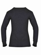 Jockey Charcoal Melange Kids Long Sleeve Vest