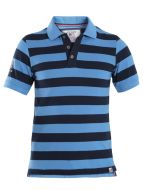 Jockey Parisian Blue & Navy Boys Half Sleeve POLO T-shirt