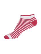 Jockey White & Raspberry Melange Women Low show socks Pack of 2