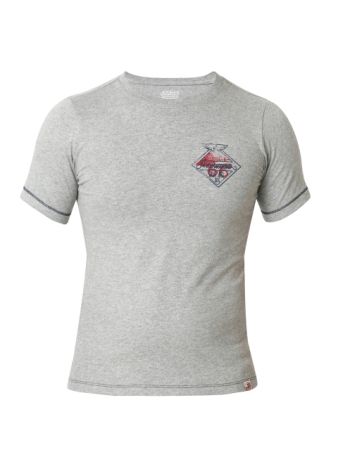 Jockey Grey Melange Print24 Boys T-shirt
