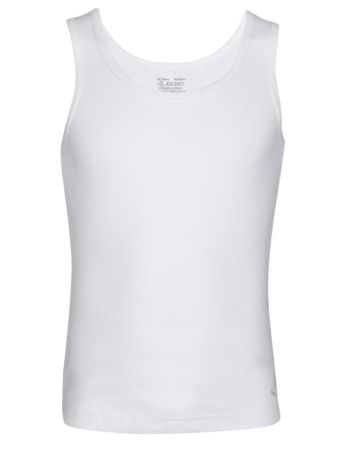 Jockey White Girls Tank Top-White-11-12 Yrs