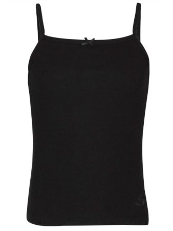 Jockey Black Girls Camisole-Black-7-8 Yrs