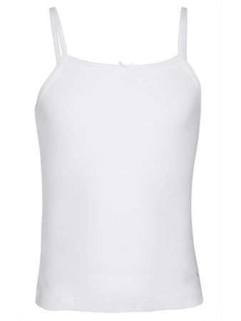 Jockey White Girls Camisole-White-9-10 Yrs