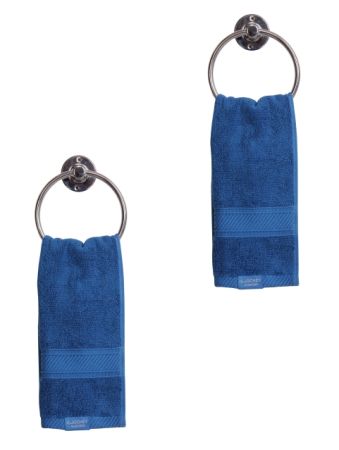 Jockey Mid Blue Hand Towel Pack of 2