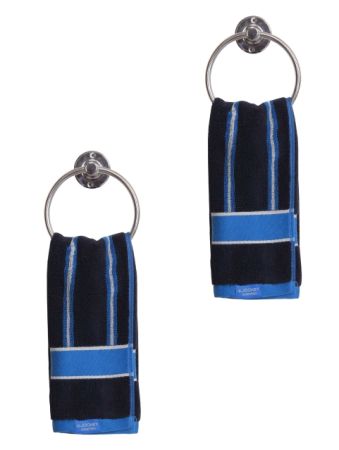 Jockey Navy Hand Towels Pack of 2