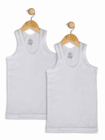 Jockey White Boys Undershirt Pack of 2-White-11-12 Yrs