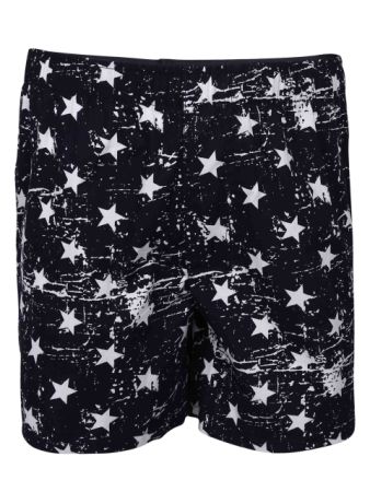 Jockey Navy Print Boys Boxer Shorts-Navy-9-10 Yrs