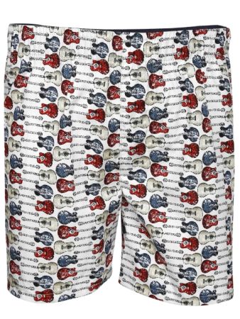Jockey White Print Boys Boxer Shorts-White-9-10 Yrs