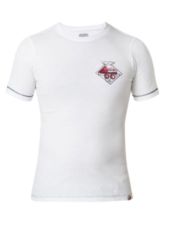 Jockey White Print24 Boys T-shirt